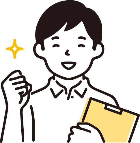 応援するスタッフ